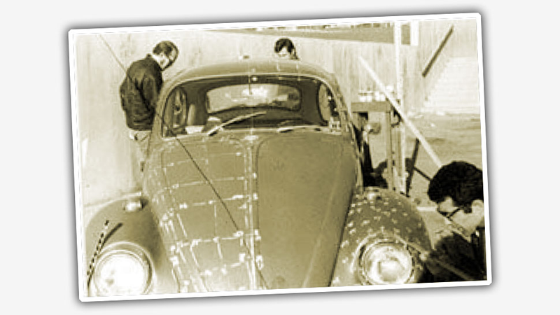 Illustration for article titled The First Real Object Ever 3D Scanned And Rendered Was A VW Beetle